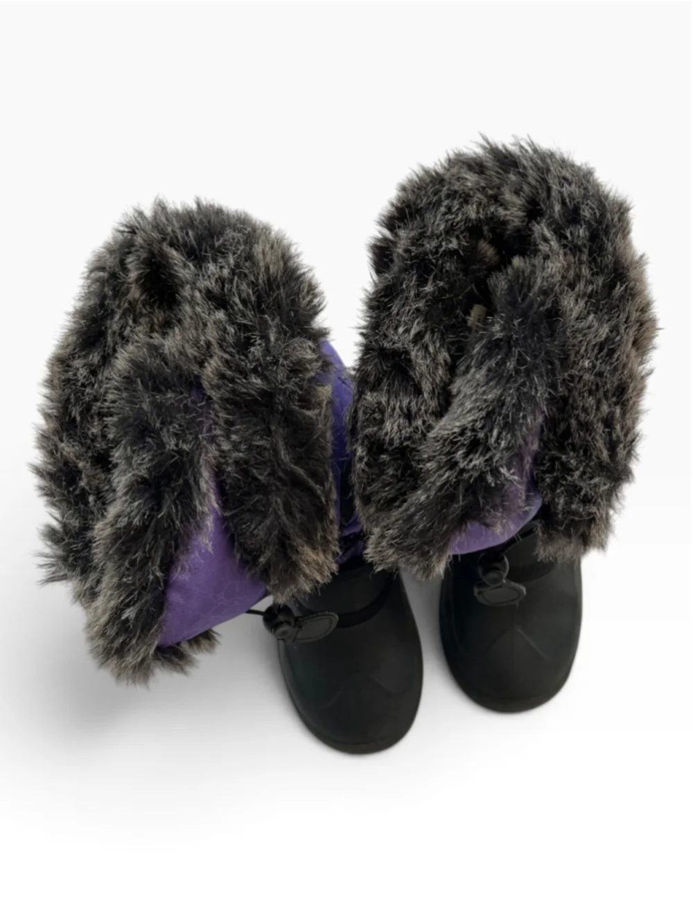 Girl’s Kamik Winter Boots Size 3 Purple and Black